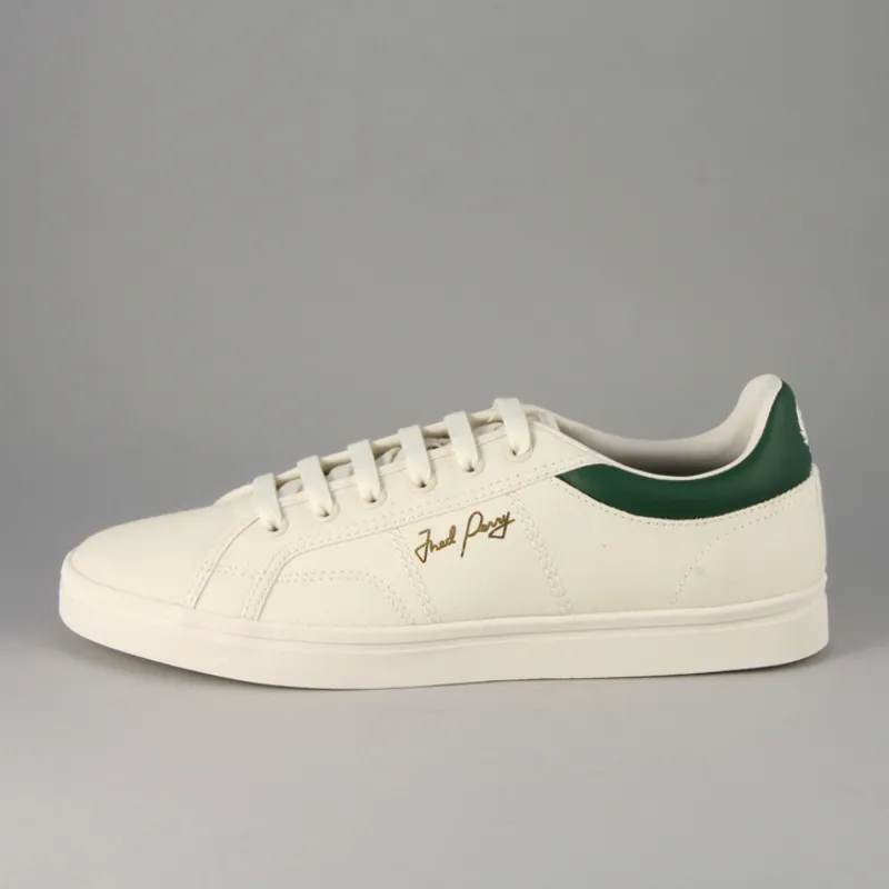 Fred Perry Sidespin Canvas - Porcelain-1